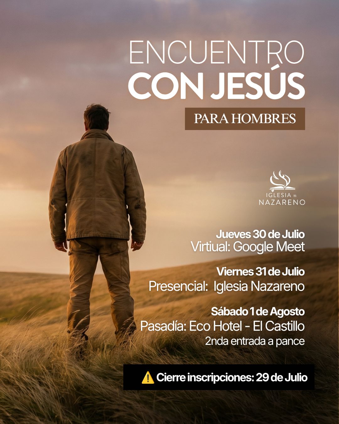 Encuentro con Jesús para hombres